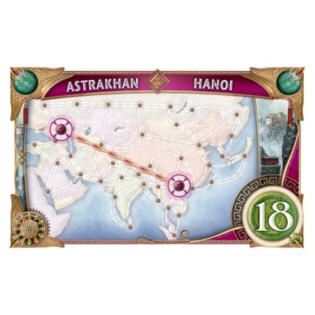 Wsiąść do Pociągu: Kolekcja Map 1 - Azja
