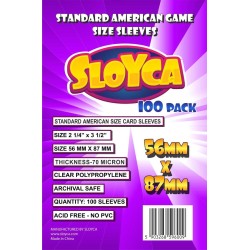 SLOYCA Koszulki Standard American (56x87mm) 100 szt
