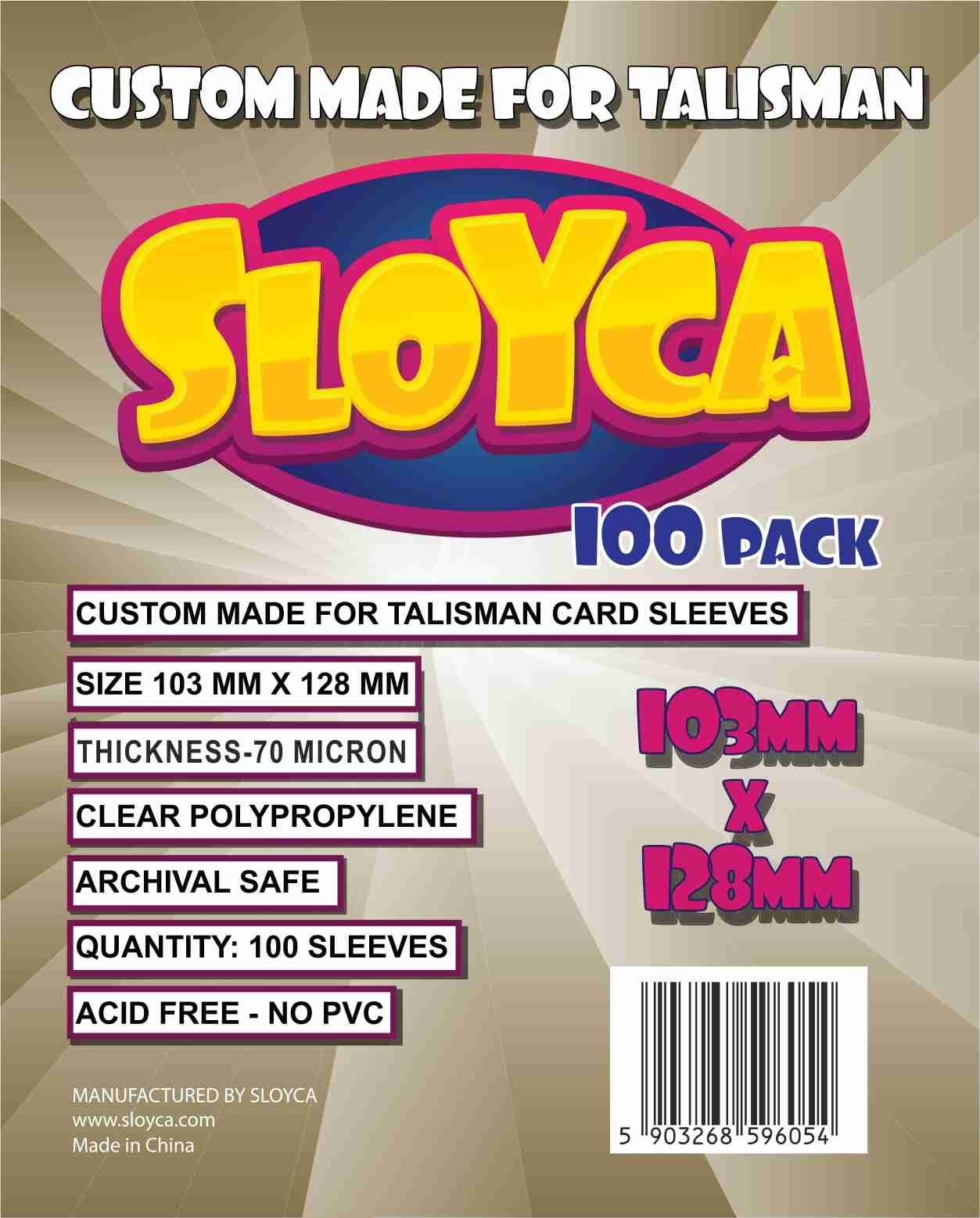 SLOYCA Koszulki Talisman (103x128mm) 100 szt.