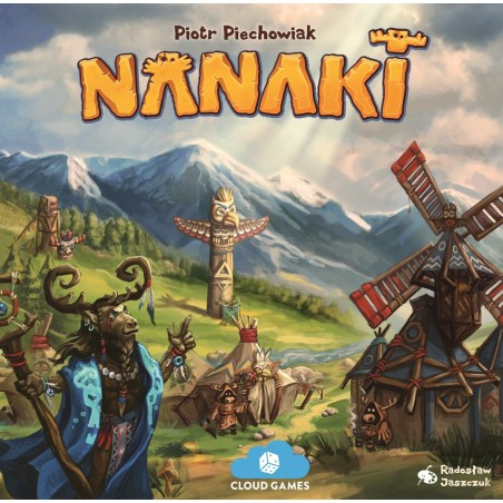 NANAKI (edycja Wspieram.to) + 2 karty dodatkowych plemion + naklejki