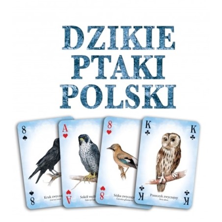 Karty do gry Dzikie Ptaki Polski