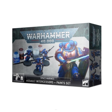 Warhammer 40,000: Assault Intercessors + Paints Set