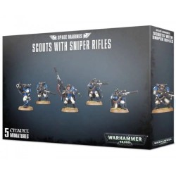 Space Marine Scout Squad With Sniper Rifles