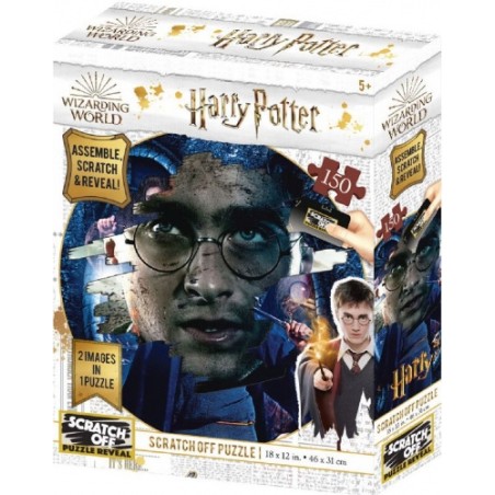 Harry Potter: Magiczne puzzle - Zdrapka - Harry (150 elementów) 