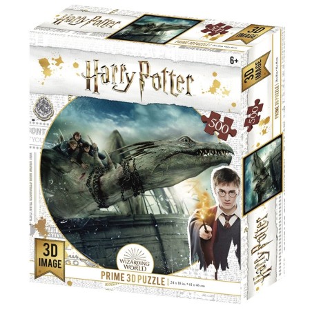 Harry Potter: Magiczne puzzle - Ucieczka z Gringotta (500 elementów) 