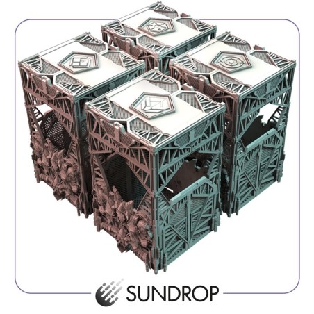 ISS Vanguard -  Section boxes (sundrop) (Gamefound) (przedsprzedaż)
