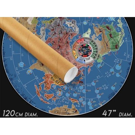 War Room:  Jumbo Map - Neoprene (47" diameter) (przedsprzedaż)
