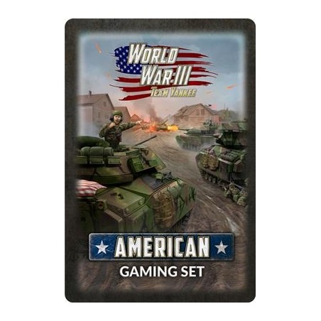 Team Yankee American: Gaming Set (x20 Tokens, x2 Objectives, x16 Dice)