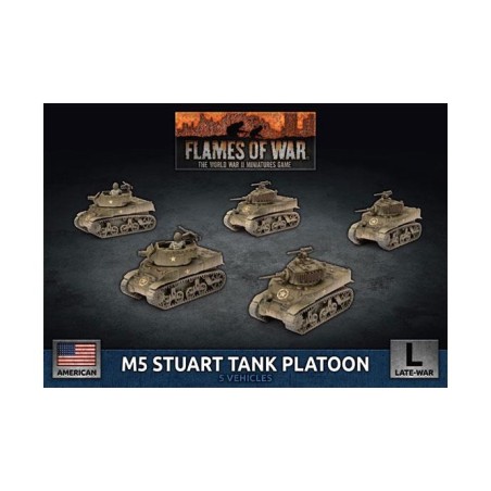 Flames of War: American - M5 Stuart Light Tank Platoon