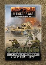 Flames of War: German Afrika Korps Gaming Set (x20 Tokens, x2 Objectives, x16 Dice) (TD051)