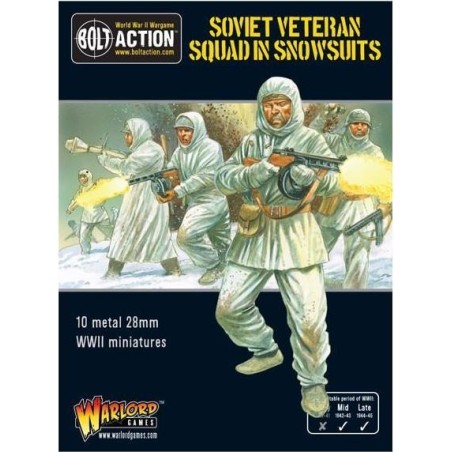 Soviet Veteran Squad in Snowsuits