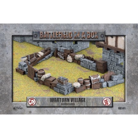 Battlefield in a Box: Wartorn Village - Large Corner