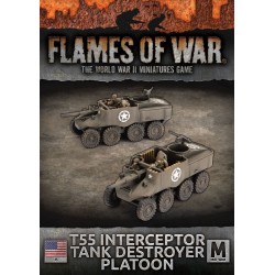 Flames of War: T55 Interceptor Tank Destroyer Platoon (UBX97)