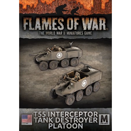 Flames of War: T55 Interceptor Tank Destroyer Platoon (UBX97)