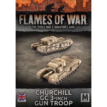 Flames of War: Churchill GC 3-inch Gun Troop (BBX67)