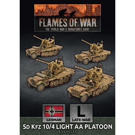 Flames of War: German: Sd Kfz 10/4 Light AA Platoon (GBX147)