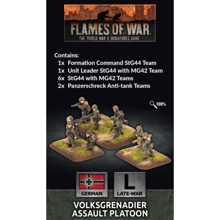 Flames of War: German: Volksgrenadier Assault Platoon (GE846)