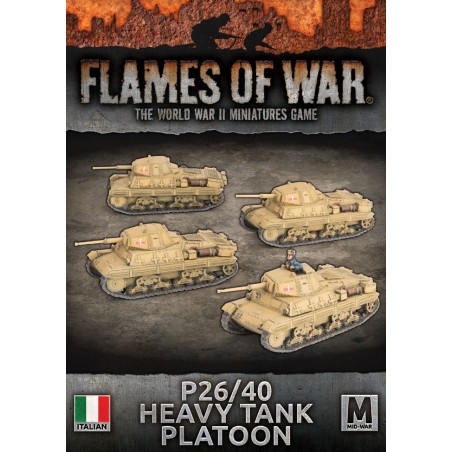 Flames of War: P26/40 Heavy Tank Platoon (IBX21)