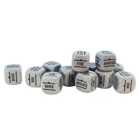 Bolt Action: Orders Dice Pack - Grey