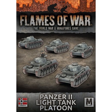 Flames of War: Panzer II Light Tank Platoon (GBX108)