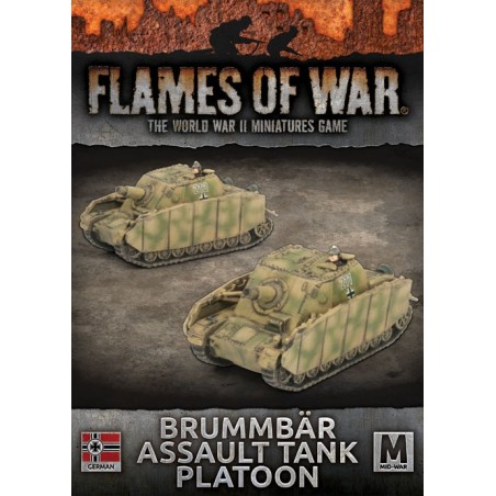 Flames of War: Brummbär Assault Tank Platoon (GBX128)