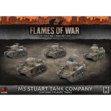 Flames of War: M3 Stuart Tank Company (SBX43)