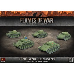 Flames of War: T-70 Tank Company (Plastic) (SBX55)