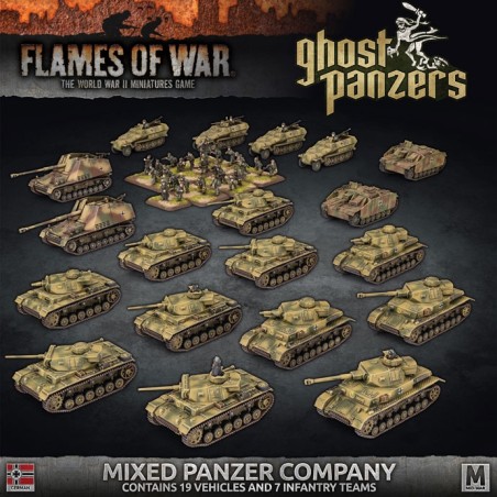 Flames of War: German Mixed Panzer Company (GEAB24)