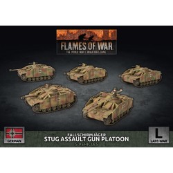 Flames of War: Fallschirmjäger StuG Assault Gun Platoon (Plastic) (GBX143)