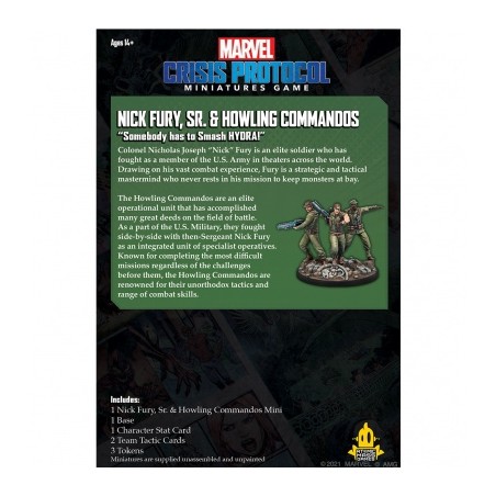 Marvel: Crisis Protocol - Nick Fury, Sr. & the Howling Commandos (przedsprzedaż)