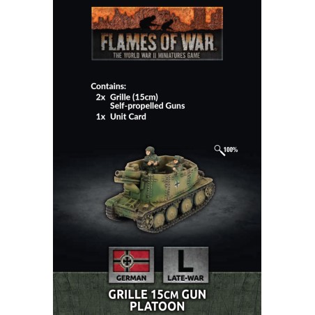Flames of War: Grille 15cm Gun Platoon (GE151)
