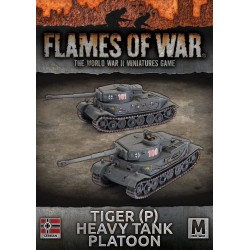 Flames of War: Tiger (P) Heavy Tank Platoon (GBX189)