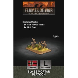 Flames of War: German: 8cm SS Mortar Platoon (Plastic) (GE798)