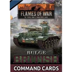 Flames of War: Bulge: British Command Cards (58x Cards) (FW272C)