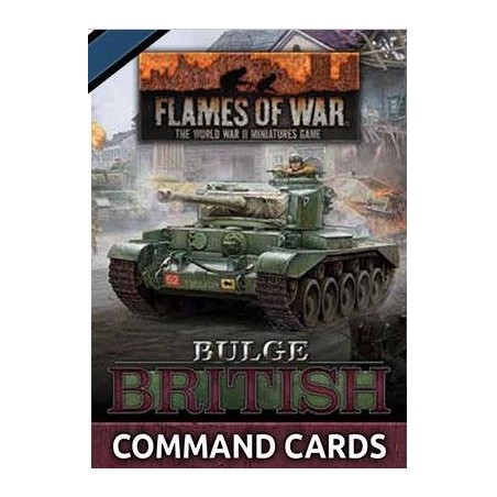 Flames of War: Bulge: British Command Cards (58x Cards) (FW272C)