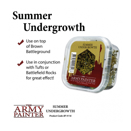 Army Painter - Basing Summer Undergrowth Bas