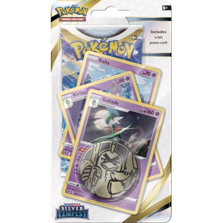 Pokémon TCG: Silver Tempest 12 Premium Checklane Blister Gallade