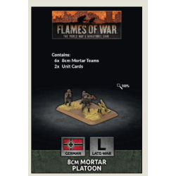 Flames of War: German: 8cm Mortar Platoon (Plastic) (GE785)