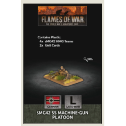 Flames of War: German: sMG42 SS Machine-gun Platoon (Plastic) (GE797)
