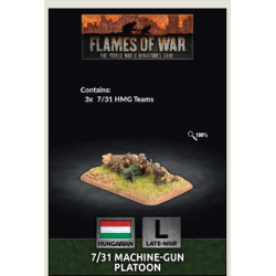 Flames of War: Hungarian: 7/31 Machine-gun Platoons (HU704)