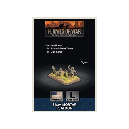 Flames of War: 81mm Mortar Platoon (Plastic) (US804)