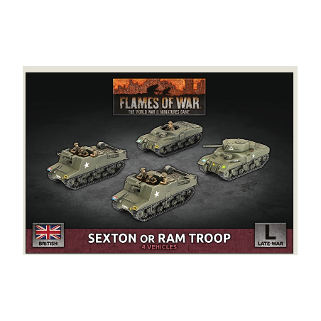 Flames of War: Sexton (Kangaroo) Field Troop (BBX76)