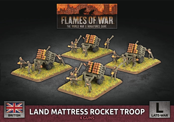 Flames of War: Land Mattress Rocket Troop (BBX77)