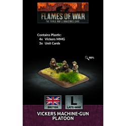 Flames of War: Vickers Machine-gun Platoon (Plastic) (BR728)