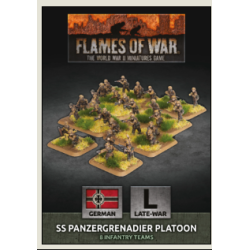 Flames of War: SS Panzergrenadier Platoon (Plastic) (GBX141)
