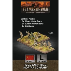 Flames of War: 82mm And 120mm Mortar Company (Plastic) (SU781)