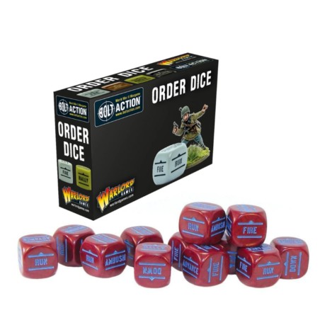 Bolt Action: Orders Dice Pack - Maroon
