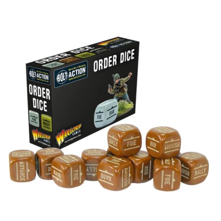 Bolt Action: Orders Dice Pack - Brown