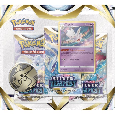 Pokémon TCG: Silver Tempest 3-Pack Blister - Togetic