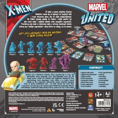 Marvel United: X-men (edycja polska) (przedsprzedaż)